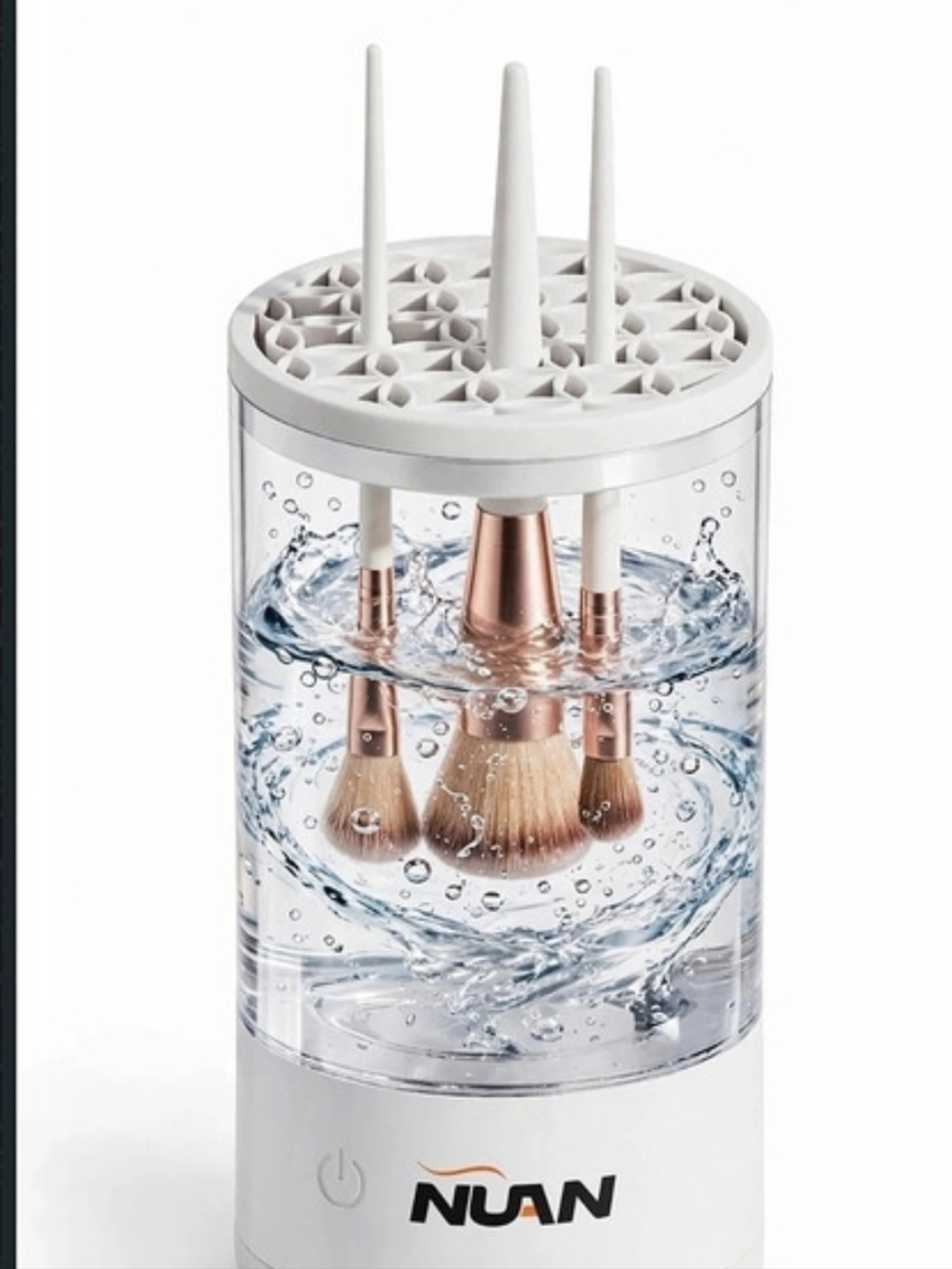 NUAN Makeup Brush Cleaner in White NWT